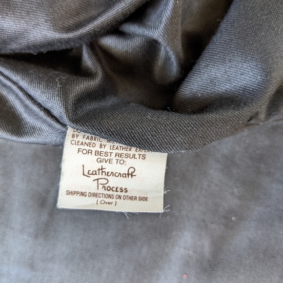 Dkny Black Leather Motorcycle Vest - Picture 8 of 14